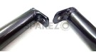 Royal Enfield Interceptor 650cc Engine Leg Guards Set Black - SPAREZO